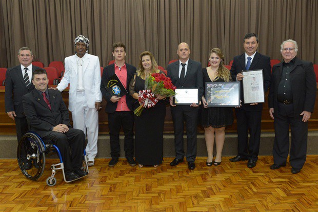 Entrega de título de Cidadão Piracicabano ao empresário  Carlos Alberto Prochnow