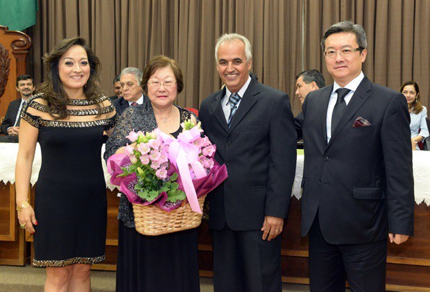 Reunião Solene de entrega de título de Cidadão Piracicabano a Paulo Kishi