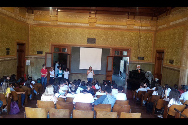 No final do evento, a Coronel Adriana ministrou palestra