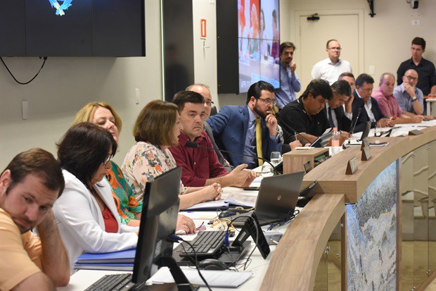 Reunião pública contou com a participação de 16 vereadores e da secretária municipal de Educação, Angela Correa