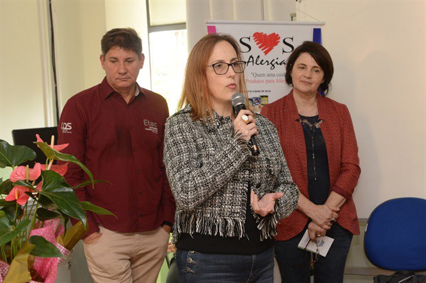 Coordenadora do curso de nutrição agradeceu a palestra