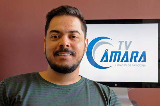 Felipe Marchiori é o diretor do Departamento da TV Legislativa