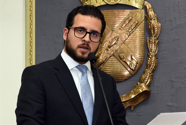 O presidente da Câmara, Matheus Erler