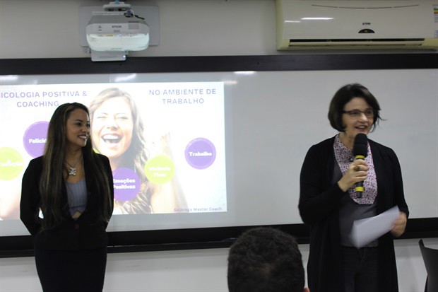 Psicologa Sol Braga e vereadora Nancy Thame 